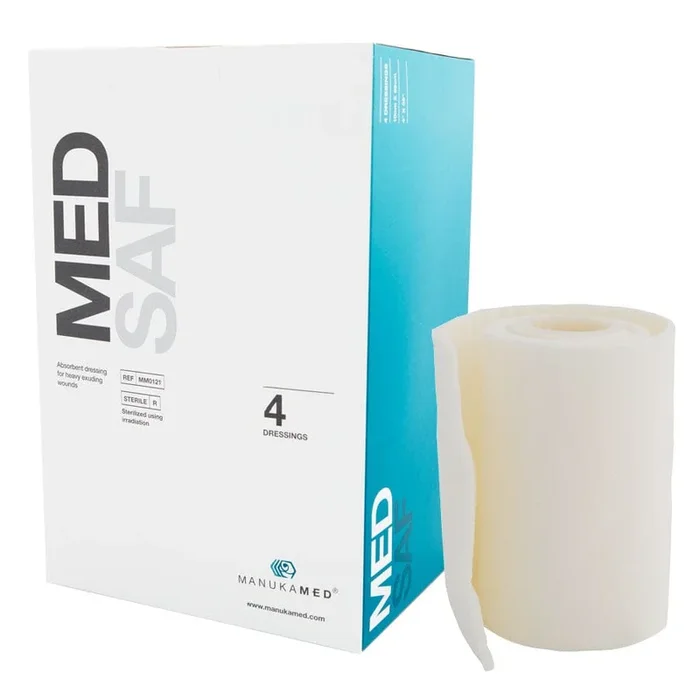 ManukaMed® MED SAF Super Absorbent Dressing, 4″ x 5″