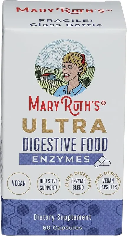 Mary Ruth’s Ultra Digestive Food Enzymes Capsules, 60 CT