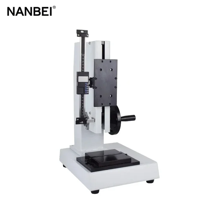 Max Force 1000N Manual Side Shaking Vertical Test Stand for Precision Testing