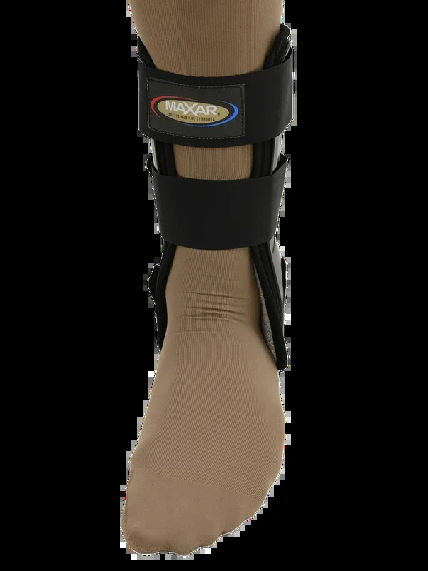 MAXAR Foam/Terry Cotton Ankle Guard – Black