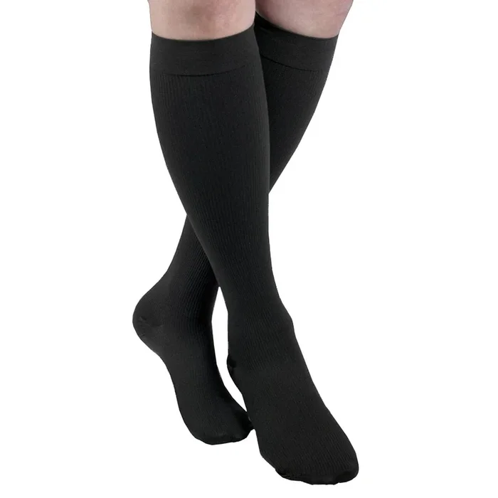 MAXAR Mens Trouser Support Socks (20-22 mmHg) – Black
