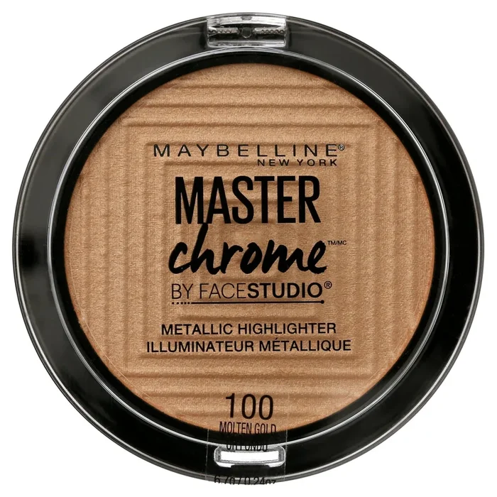 Maybelline Facestudio Master Chrome Metallic Highlighter Montel Gold 100