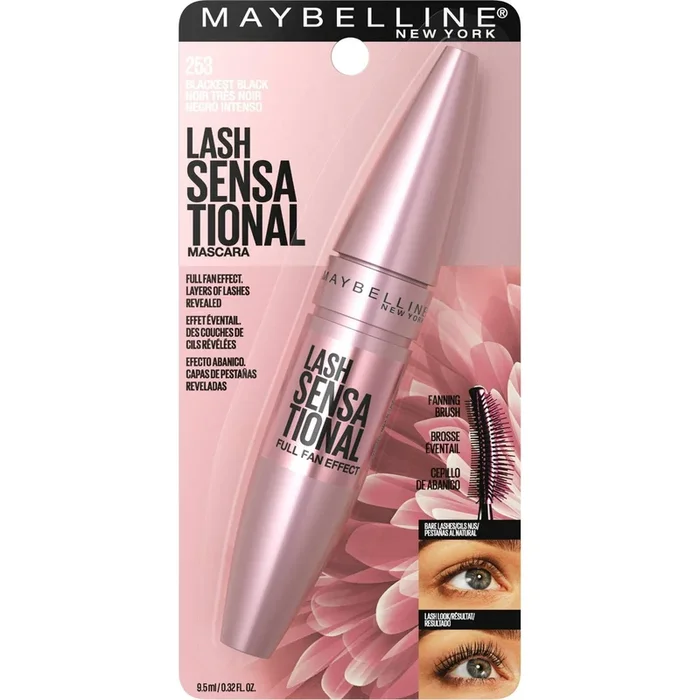 Maybelline Lash Sensational Mascara Blackest Black