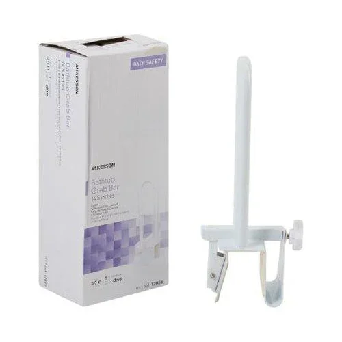 Mckesson Bathtub Grab Bar White Steel