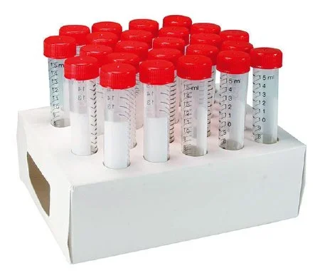 Mckesson Brand Mckesson Centrifuge Tube Conical Bottom Plain 15 Ml Red Screw Cap Polypropylene Tube – 177-6296PL