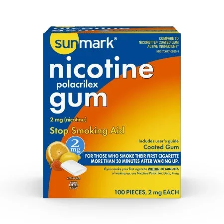 Mckesson Brand Stop Smoking Aid Mckesson 2 Mg Strength Gum – 70677008501