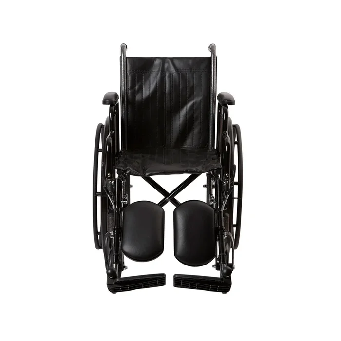 McKesson Dual Axle Wheelchair with Desk Length Arm Swing-Away Elevating Legrest