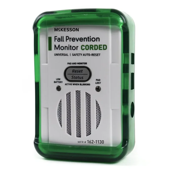 McKesson Fall Prevention Monitor for Use With Corded Weight-Sensing Bed, Chair Pads, Floor Mats and Seatbelts