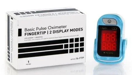 Mckesson Fingertip Pulse Oximeter – Battery Operated With LED Display
