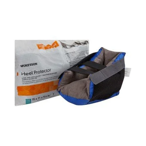 Mckesson Heel Protector One Size Fits Most Black / Blue