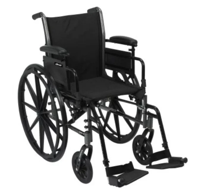 McKesson Lightweight Wheelchair 1 Each, Black
