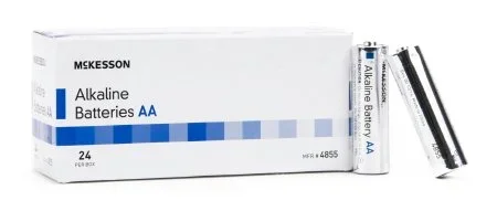 McKesson McKesson Alkaline Battery AA Cell 1.5V Disposable 24 Pack – 4855