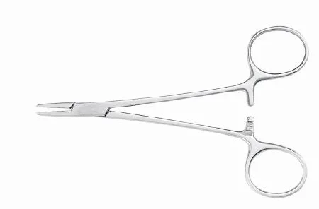 McKesson McKesson Argent Needle Holder 5 Inch Smooth Jaws Finger Ring Handle – 43-1-809