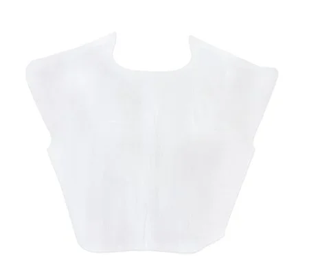McKesson McKesson Exam Cape White Front / Back Opening Without Closure Unisex – 18-856
