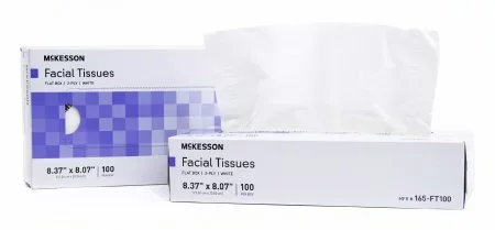 McKesson McKesson Facial Tissue White 8.37 X 8.07 Inch – 165-FT100