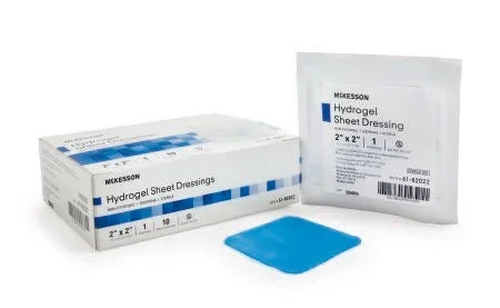 McKesson McKesson Hydrogel Dressing 2 X 2 Inch Square Sterile – 61-82022