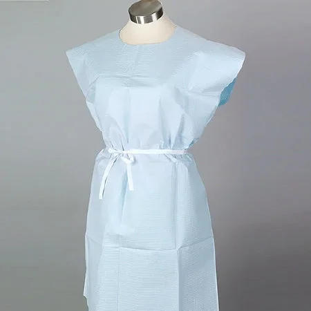 McKesson McKesson Patient Exam Gown Unisex NonSterile Blue – 78918507