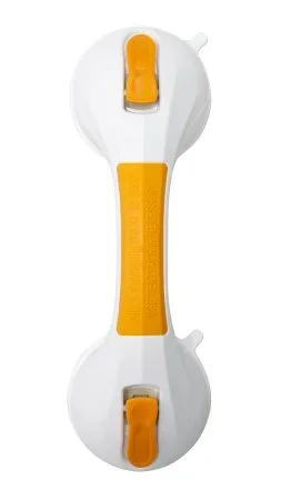 McKesson McKesson Suction-Cup Grab Bar White / Yellow – 146-RTL13082