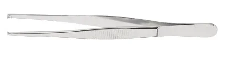 McKesson McKesson Tissue Forceps 5-1/2 Inch Office Grade Stainless Steel NonSterile NonLocking Thumb Handle 1 X 2 Teeth – 43-2-762