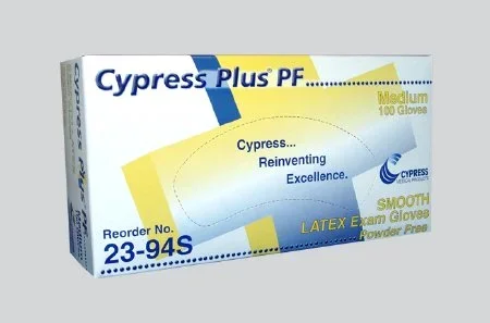 McKesson Medical Surgical Cypress Plus PF Exam Glove Small NonSterile Latex Standard Cuff Length Smooth Ivory Not Chemo Approved – 23-92S