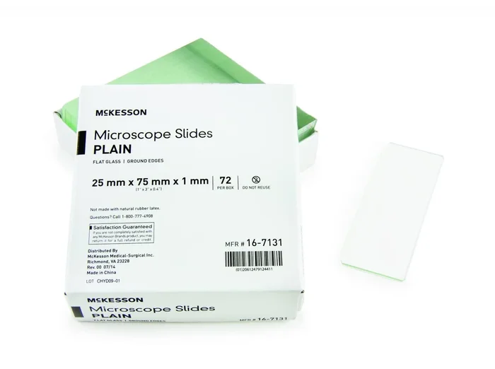McKesson Microscope Slide Case of 1440, Plain