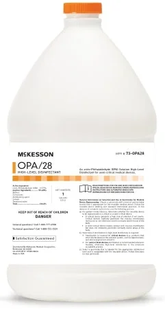 Mckesson OPA High-Level Disinfectant: 1 Count, 1 oz, Mild Chemical Scent