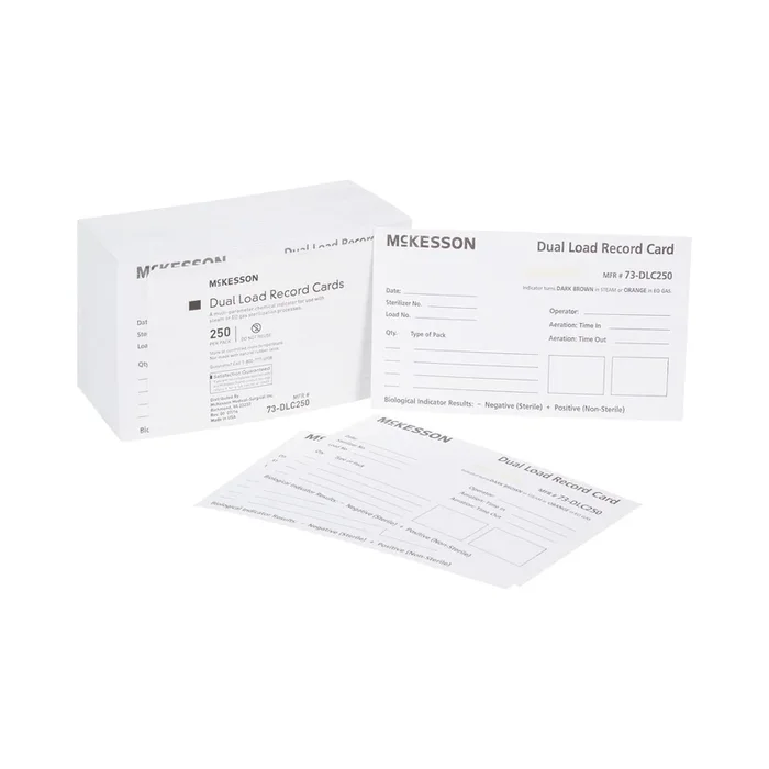 McKesson Sterilization Record Card