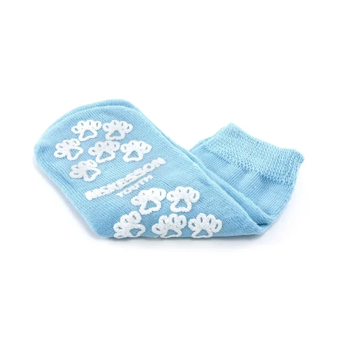 McKesson Terries Youth Slipper Socks Skid-Resistant Tread Sole and Top