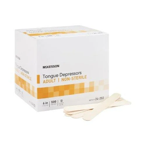 Mckesson Tongue Depressor 6 Inch Length Wood