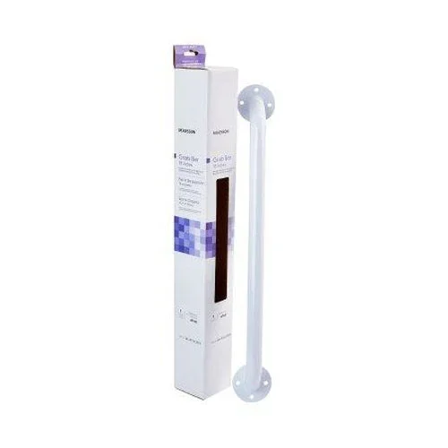 Mckesson Wall Grab Bar, White Steel