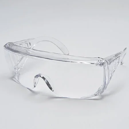 MCR Safety Yukon Safety Glasses Wraparound Clear Tint Polycarbonate Lens Clear Frame Over Ear One Size Fits Most – 9800D