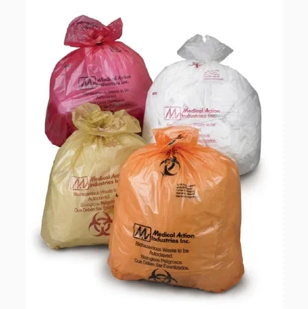 Medegen Medical Products LLC Medegen Medical Products Biohazard Waste Bag 44 gal. Buff Polypropylene 38 X 47 Inch – 864