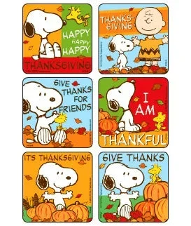 Medibadge 75 Per Unit Peanuts – Thanksgiving Sticker – F2048P