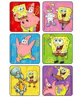 Medibadge Disney 75 Per Unit Spongebob Square Pants Sticker – 1477