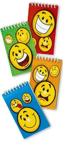 Medibadge Kids Love Stickers 72 Per Unit Smiley Faces Notepad 3.5 Inch – 4693