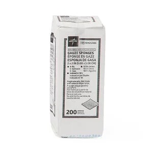 Medline Cotton Woven Gauze Sponge 2″ x 2″ PRM21208C