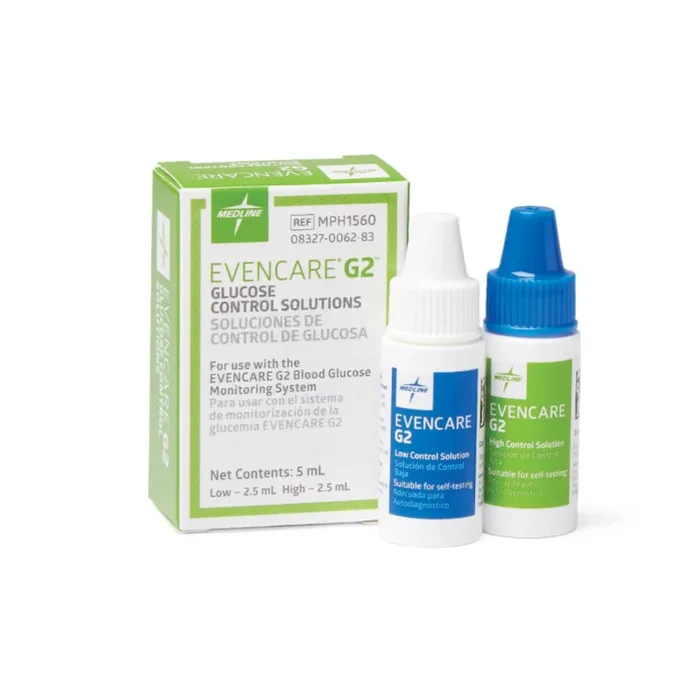 Medline High and Low Control Solutions for All EvenCare G2 Meters