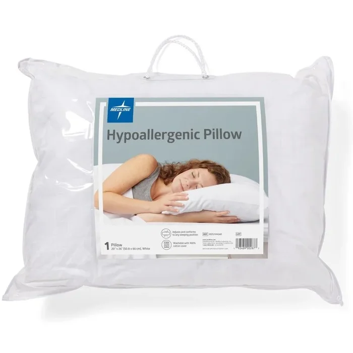 Medline Hypoallergenic Pillow, 1 Each