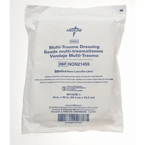 Medline Sterile MultiTrauma Abdominal Pads Case of 50