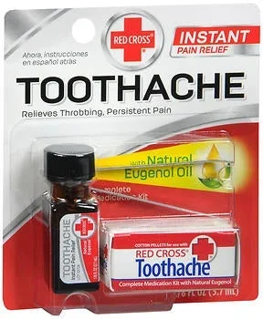 Mentholatum Company Red Cross Oral Pain Relief Kit Liquid 0.12 oz. Bottle – 10742000901