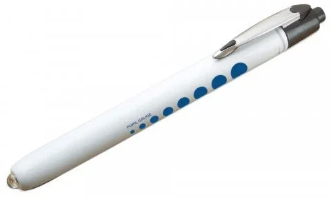 Metalite Reusable Penlight White w/ Pupil Gauge each