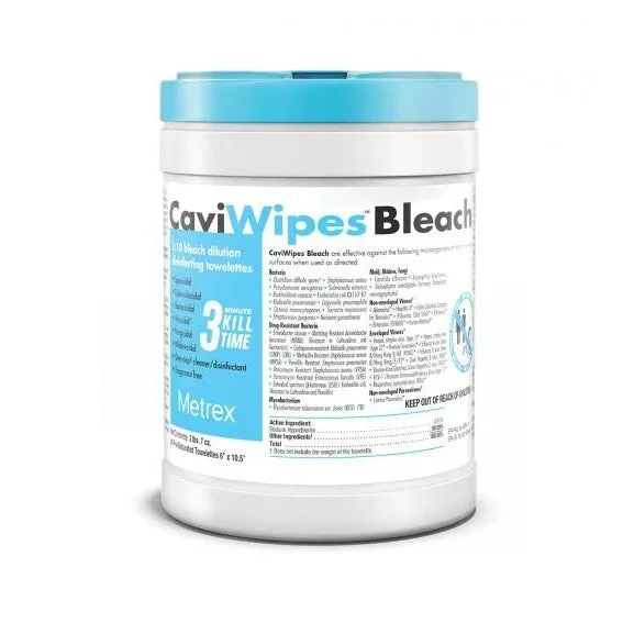 Metrex CaviWipes Bleach Surface Disinfectant Cleaner
