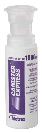 Metrex Research Canister Express Fluid Solidifier 1500cc Pointed-Tip Bottle – PG50-5053