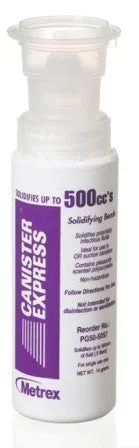 Metrex Research Canister Express Fluid Solidifier 500cc Pointed-Tip Bottle – PG50-5057