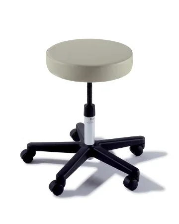 Midmark Ritter 270 Value Series Adjustable Stool Backless Screw Adjust, Manual Seat Height Adjustment 5 Casters Ultrafree Branch – 270-001-864