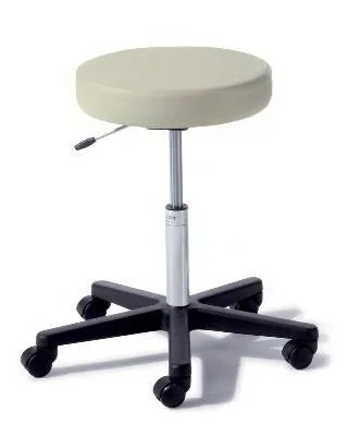 Midmark Ritter 272 Value Series Air Lift Stool Backless Air Lift, Pneumatic Height Adjustment, Single Lever 5 Casters Sandy Retreat – 272-001-850