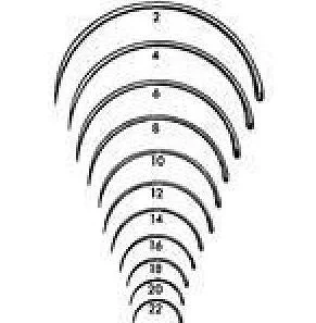 Miltex Integra Miltex Suture Needle 1/2 Circle Taper Point Needle Regular Surgeon’s Type Size 12 Needle – S192A-12