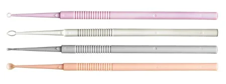 Miltex Miltex Ear Curette Single-ended Handle Straight Fenestrated Round Tip – 19-320