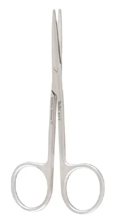 Miltex Miltex Strabismus Scissors 4 Inch Length OR Grade Stainless Steel (German) NonSterile Finger Ring Handle Straight Blade Blunt/Blunt – 5-312
