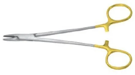 Miltex Needle Holder 7 Inch Serrated Jaw Finger Ring Handle – PM-2130